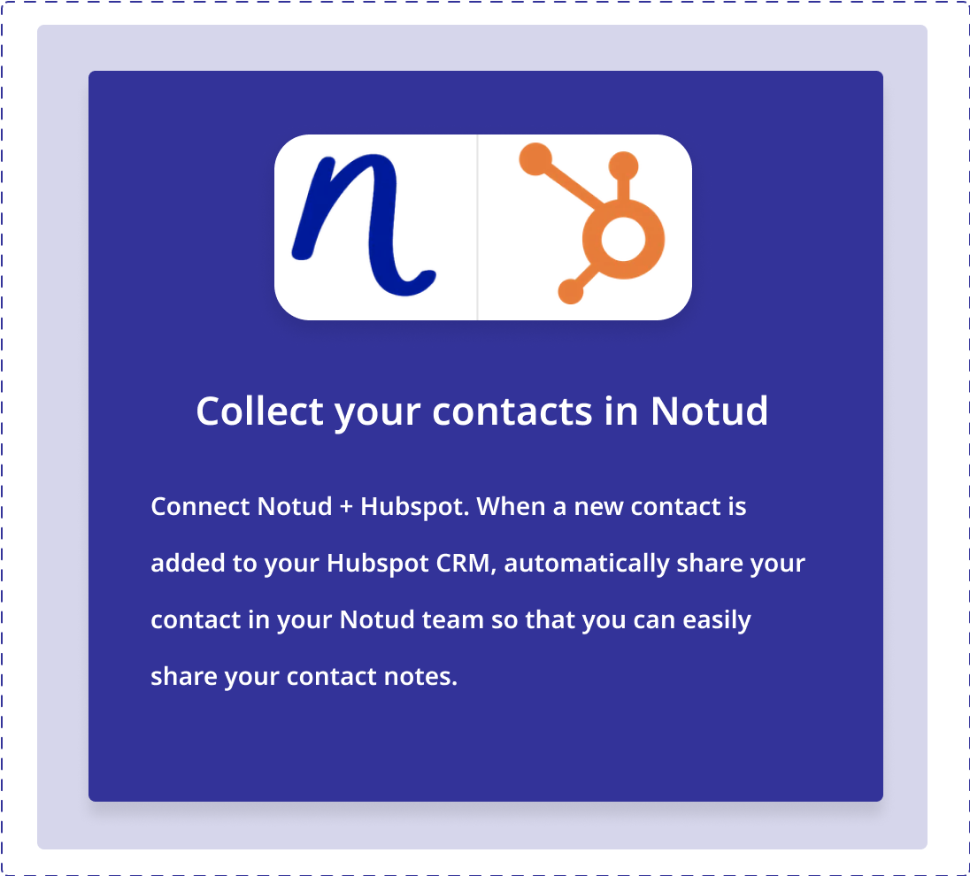 Connect Notud to HubSpot